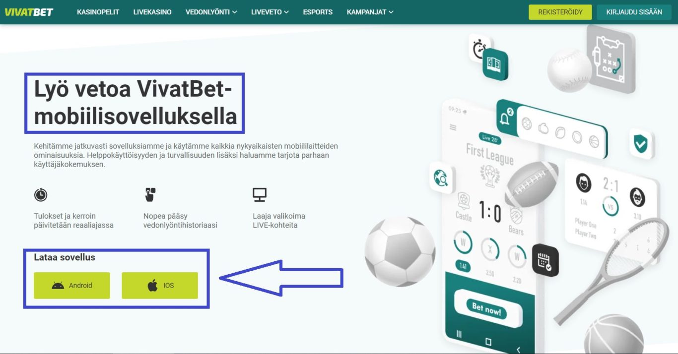 Vivatbet APK – Lataaminen ja asentaminen Android-laitteisiin 